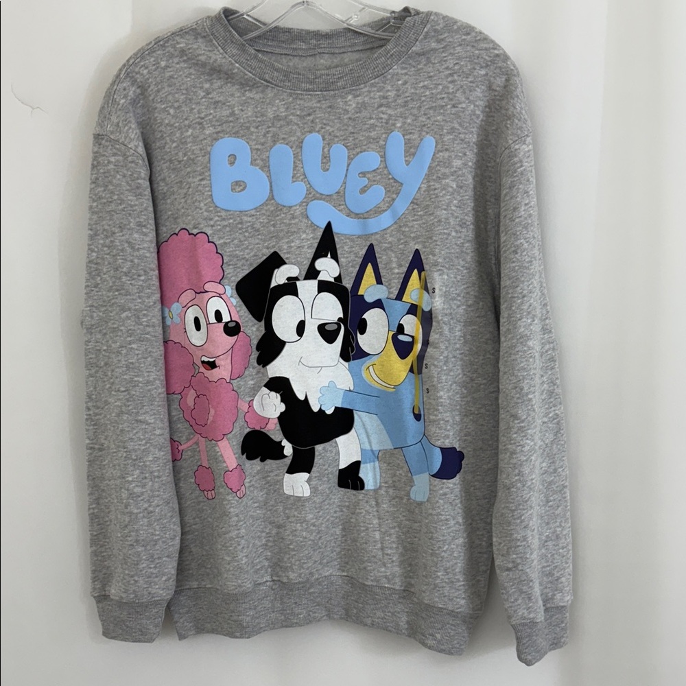 Women’s NWT Bluey Gray Graphic Sweatshirt Size S